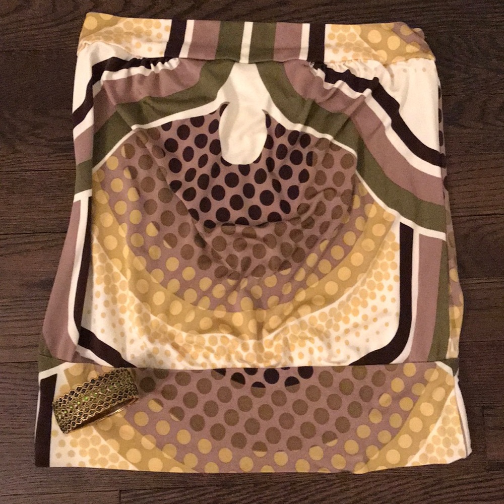 Silk Trina Turk Tube Top